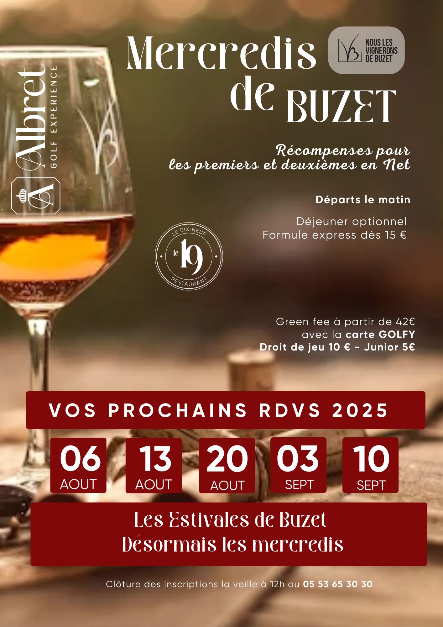 A3- MERCREDISdis de Buzet (Affiche (portrait A3))