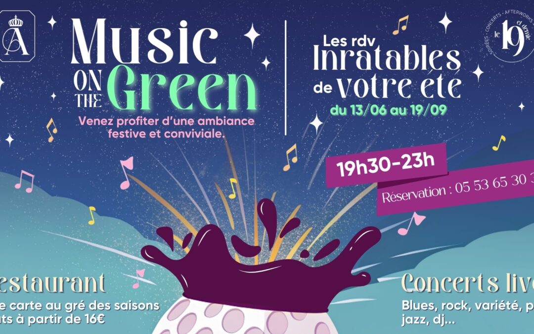 Les dîners concert de l’été au Restaurant « le19 »