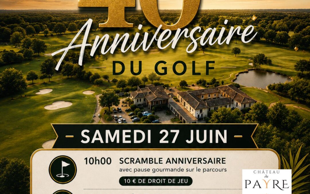 Anniversaire 40 ans Albret Golf Expérience